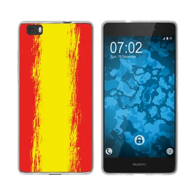Produktbild von PhoneNatic Case kompatibel mit Huawei P8 Lite 2015 (1.Gen.) Silikon-Hülle WM Spanien M11