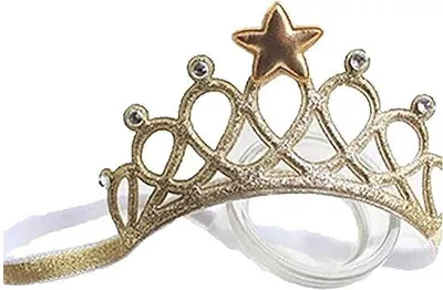 Produktbild von Kleine goldene Prinzenkrone für Babymädchen - Fotografie & Party