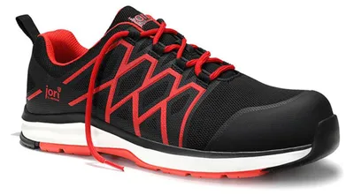 Produktbild von Sicherheitshalbschuh jo_SWIFT black-red Low ESD S1P, Gr. 36 Jori 12061