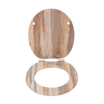 Obrázok produktu pre SINOBATH WC sedadlo s mechanizmom Soft-Close, drevené jadro MDF, záves Soft-Close