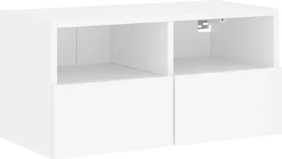 Produktbild von TV-Wandschrank Weiß 60x30x30 cm Holzwerkstoff