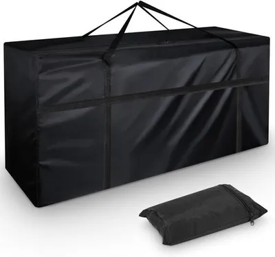 Produktbild von Aufbewahrungstasche für Gartenkissen – wasserdicht und UV-beständig – 1 Stück – 130 x 32 x 55 cm – Oxford-Gewebe