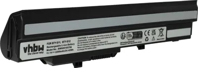 Produktbild von vhbw Akku kompatibel mit Medion Akoya U100-439US, U100W-085NL, U100-1616XP, U100-053LA, U100-420US, U100-1618XP Notebook (2200 mAh, 11,1 V, Li-Ion)