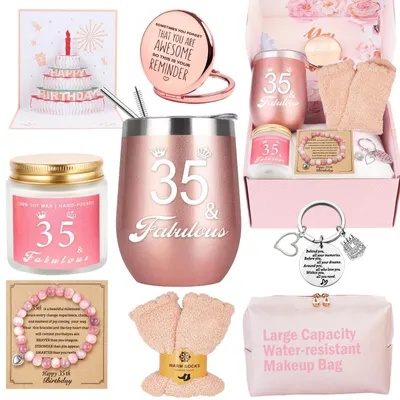 Produktbild von Geburtstagsgeschenk für Frauen, Geschenkbox zum 35. Geburtstag