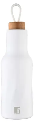 Productafbeelding van Bergner BG-37763-WH fles, roestvrij staal, NATURALLY, 500 ml, mat wit