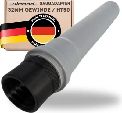 Produktbild von Muffe 32mm Staubsauger Schlauch auf HT50 Rohr DN50 Adapter Absaugadapter für Absaugung Werkstatt