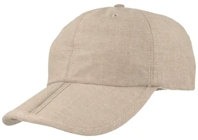 Klappbare Baseball Cap mit UV Schutz 80 von Hut-Breiter in beige