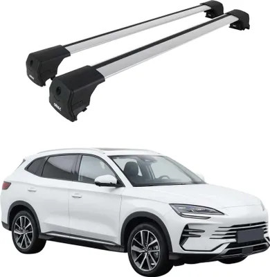 Produktbild von Dachträger Gepäckträger für BYD Seal U SUV 2024-2025 ABE Aluminium Grau 2tlg