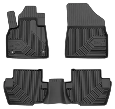 Productafbeelding van Rubberen automatten voor DS 5 2015-2018 (hatchback) – 3-delig, zwart, op maat