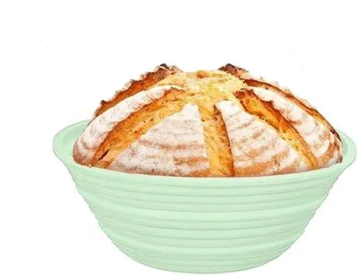 Obrázek produktu pro Košíky na kynutí chleba (bannetony), 23 cm - silikonové příslušenství pro pečení chleba s kváskem - skládací