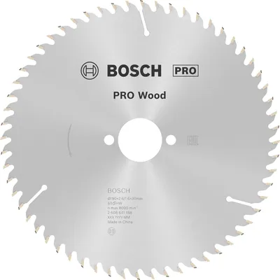 Produktbild von PRO Wood Kreissägeblatt, 190 x 2,6 x 30 mm, Z60