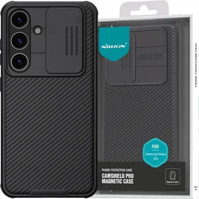 Zdjęcie produktu dla Nillkin CamShield Pro Ochronne Etui na Aparat do Samsung Galaxy S24, Czarne