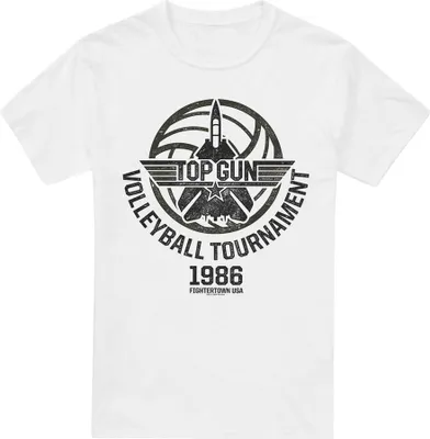 Produktbild von Top Gun - "Volleyball" T-Shirt für Herren TV6829 (M) (Weiß)