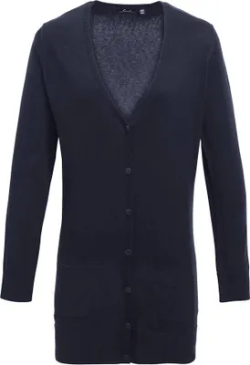 Produktbild von Premier - Strickjacke V-Ausschnitt für Damen PC5869 (46 DE) (Marineblau)