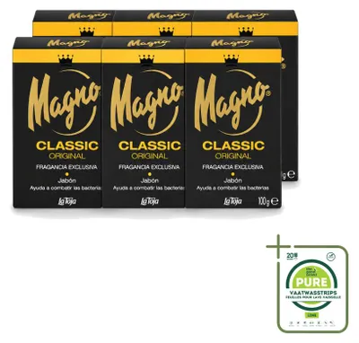 Productafbeelding van 6 x Magno Classic handzeep - 100 g - grote verpakking - 6 stuks