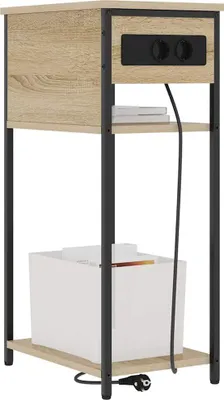 Immagine prodotto di vidaXL Comodino in rovere Sonoma 41 x 28 x 76 cm in materiale derivato dal legno