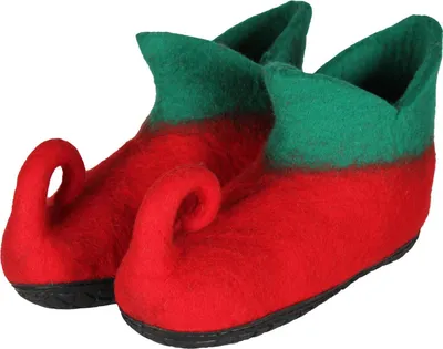 Produktbild von Weihnachtself Filzschuhe Schuhgröße: 43-44