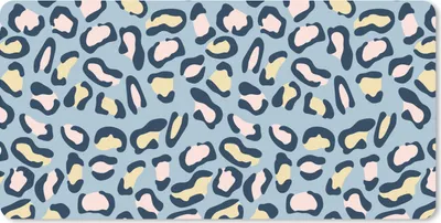 Produktbild von MuchoWow® Mauspad Mousepad Pantherdruck - Pastell - Muster 60x30 cm - Mousepads - Maus Mat - Pad - Mausunterlage - Nachhaltig