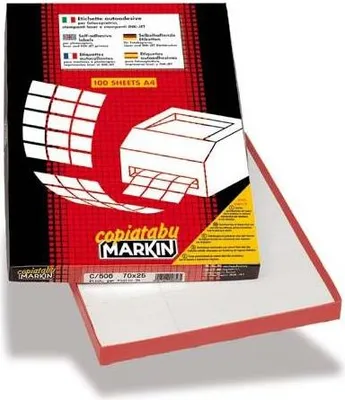 Immagine prodotto di Markin 210A466 etichetta per stampante Bianco