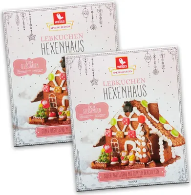 Produktbild von WEISS Hexenhaus Lebkuchen 2er Set