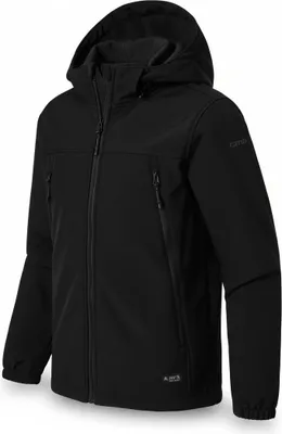 Produktbild von ICEPEAK Softshell-jacke für jungen. KONAN JR, schwarz, 128