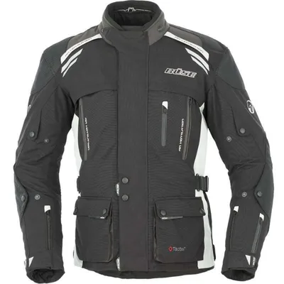 Produktbild von Büse Highland Motorrad Textiljacke Grösse: 28, Farbe: Schwarz/Hellgrau