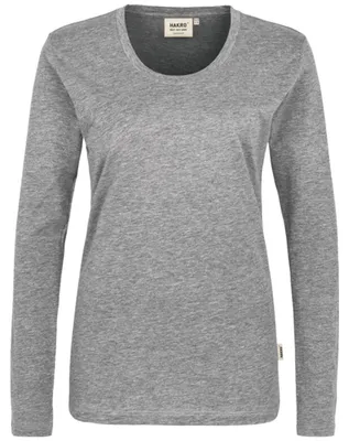 Immagine prodotto di HAKRO Damen Maniche lunghe Classic grigio meliert S