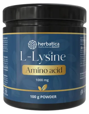 Obrázek produktu pro L-lyzin - 100 g prášek - Herbatica
