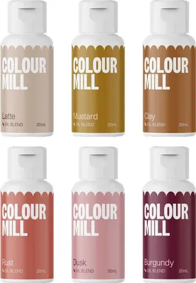 Produktbild von AOS Set | Colour Mill Lebensmittelfarbe Desert Colours Set 6x 20ml