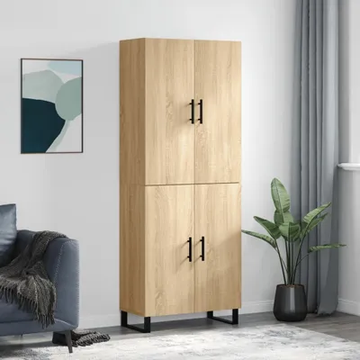 Zdjęcie produktu dla vidaXL Deska wysoka dąb sonoma 69,5x34x180 cm Materiał drewnopochodny