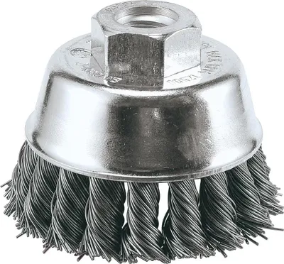 Produktbild von Hm Topfdrahtbürste Ø 65 Mm M14, Gezopft, Draht 0,5mm, Stahl Blank