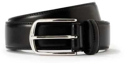 Produktbild von Celio Herren Gürtel Jibecontr2 aus 100% Leder, schwarz, Größe M mit Metallschnalle