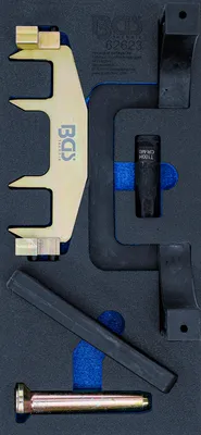 Immagine prodotto di Carrello da officina BGS 1/3: set di utensili per la regolazione del motore per Mercedes-Benz M271 - 62623