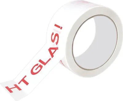 Produktbild von Klebeband "VORSICHT GLAS" 50 mm/66 m