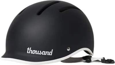 Zdjęcie produktu dla Thousand JR kask rowerowy dla dzieci, kolor: czarny, uniwersalny rozmiar, zakres: 49-53 cm - lekki...