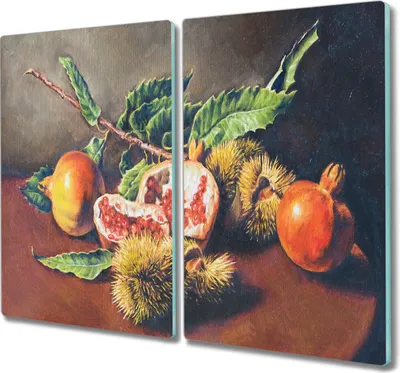 Produktbild von Coloray Hackbrett Herdabdeckplatte 2x30x52 cm Küchenbrett Kochplattenabdeckung Schneidebrett - Obst-Filiale Granate
