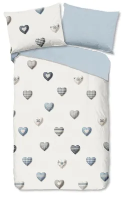 Produktbild von Good Morning Bettwäsche "Juhvo" - Off-White - (140x200 cm) - 100 % Baumwolle