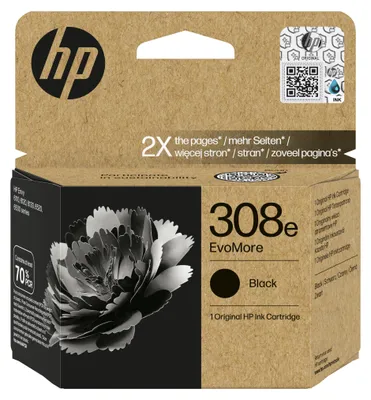 Produktbild von HP 308e EvoMore Schwarz Original Druckerpatrone