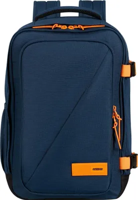 Obrázek produktu pro American Tourister Batoh Cestovní taška Take2Cabin Casual Backpack 24L Dark Navy / Radiant Orange tmavě modrá
