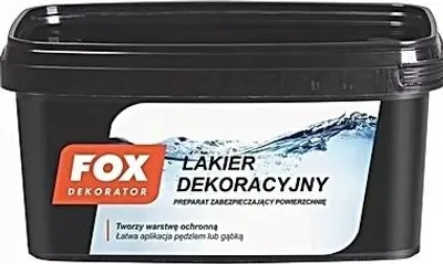 Zdjęcie produktu dla Fox Lakier dekoracyjny bezbarwny matowy 1l