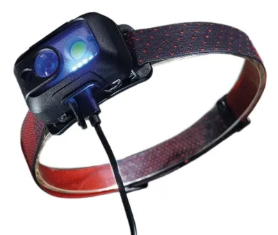 Produktbild von Tiross Kopftaschenlampe mit Sensor 5W Cree Xpg2/240 Lm/5H/6500K Usb