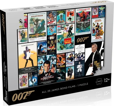 Image de Puzzle Winning Moves - James Bond Movie Poster 1000