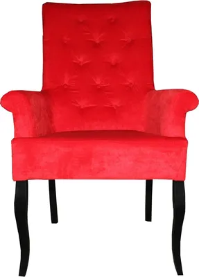 Produktbild von Casa Padrino Luxus Esszimmer Stuhl Rot / Schwarz mit Armlehnen Mod2 - Barock Möbel - Hotel Restaurant Möbel Gastronomie