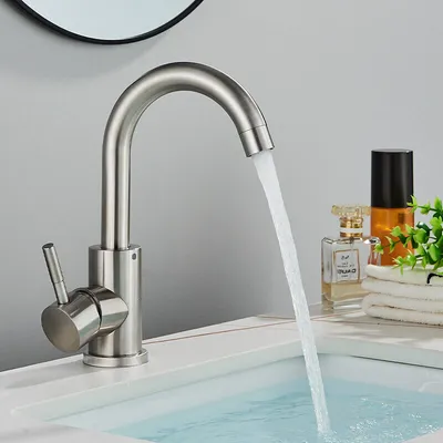 Produktbild von Waschtisch Armatur Wasserhahn Bad Gäste WC Mischbatterie Waschbecken Badezimmer