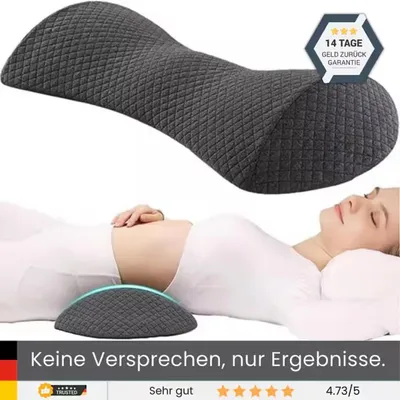 Produktbild von Rückenkissen LumbaRelax® - Befreit Deinen Rücken über Nacht - Das Original