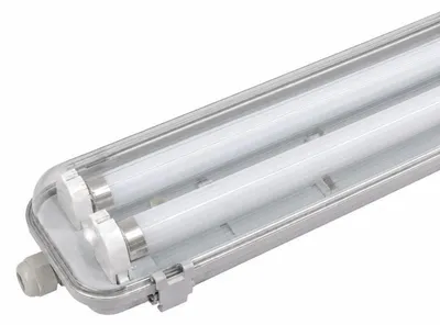 Produktbild von IP65 LED Lichtleiste + 2 LED Neonröhren 120cm T8 18W - Warmweiß 2300K - 3500K