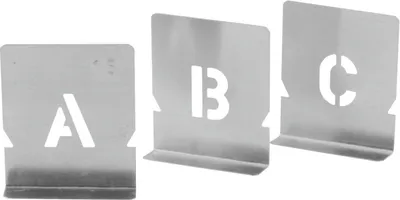 Produktbild von Malerschablonen, Einzelbuchstaben von A-Z, Großbuchstaben, 200 mm
