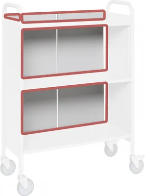 Produktbild von Kongamek Regalteiler 345x9x825mm als Zubehör für Archivwagen