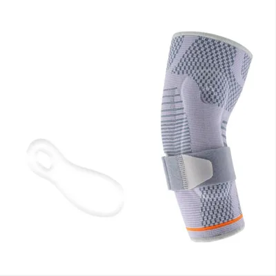 Imagen del producto de INF Manga de compresión deportiva ajustable para codo Gris+Azul M