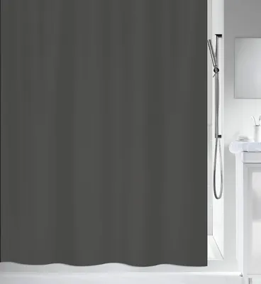 Produktbild von Spirella Duschvorhang Anti-Bakteriell Waschbar Wasserdicht Polyester 120x200cm